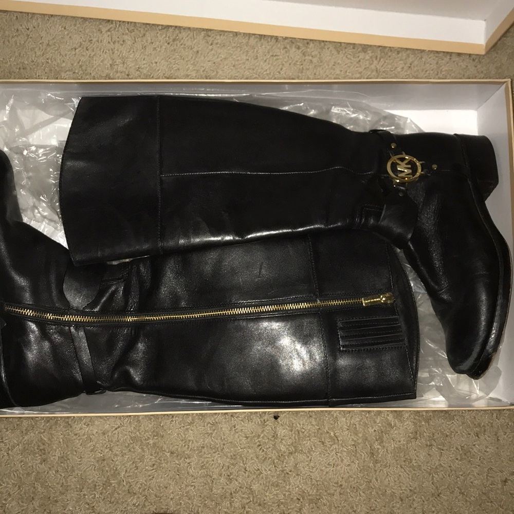 Black Michael Kors Boots